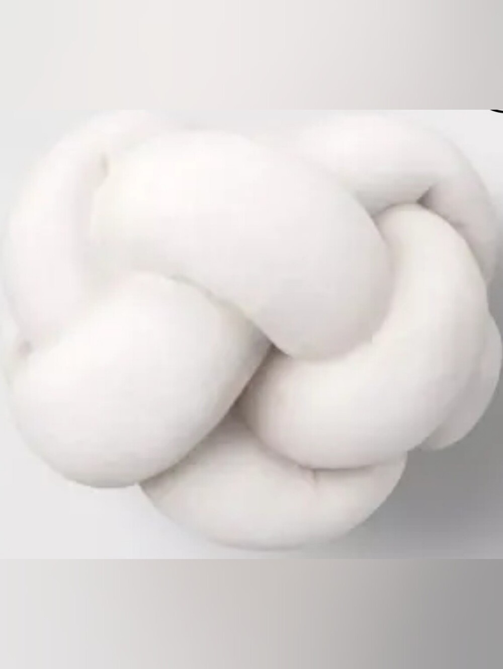 Room Essentials (black) Plush Knotted Accent Toss Pillows.(2) - Picture 4 of 4